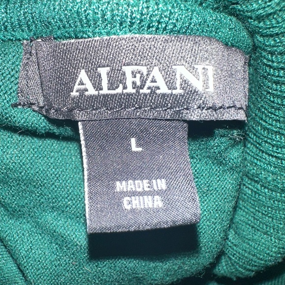 Charter Club Green Poncho Sweater - Picture 2 of 2